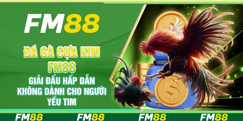 Đá Gà Cựa Kim FM88 Giải Đấu Hấp Dẫn Không Dành Cho Người Yếu Tim