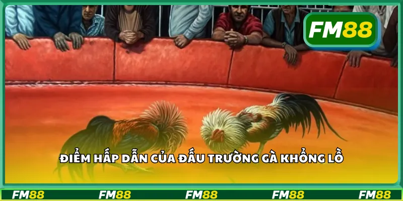 Điểm hấp dẫn của đấu trường gà khổng lồ