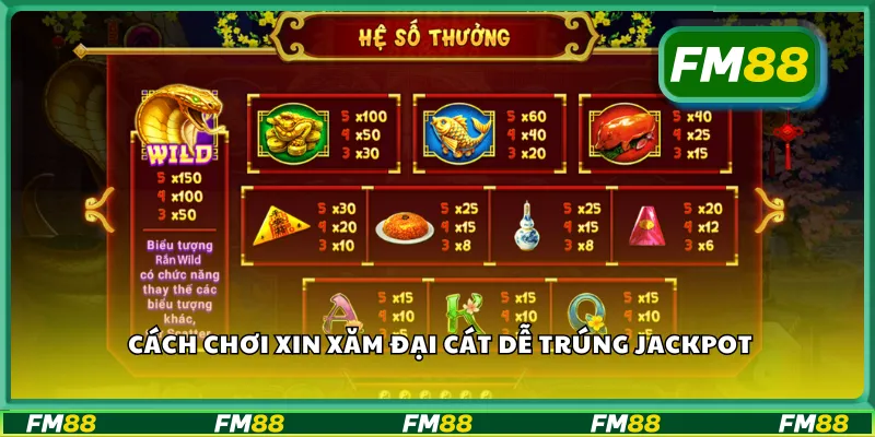 Cách chơi xin xăm đại cát dễ trúng jackpot