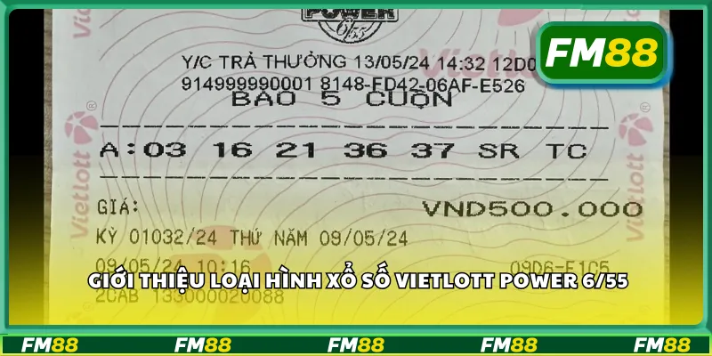 Giới thiệu loại hình xổ số Vietlott Power 6/55