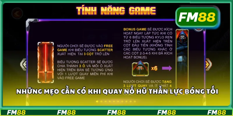 Những mẹo cần có khi quay nổ hũ thần lực bóng tối