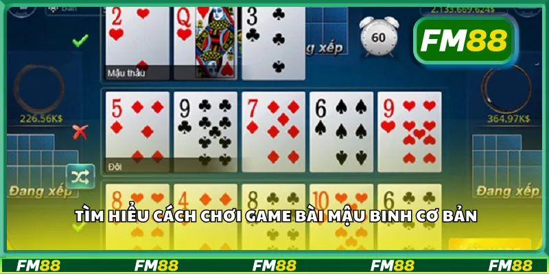 Tìm hiểu cách chơi game bài mậu binh cơ bản