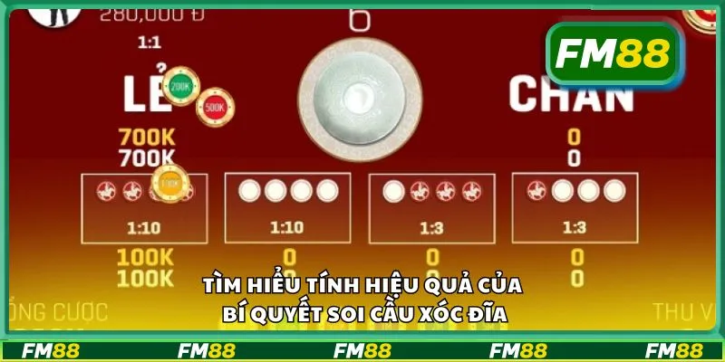 Tìm hiểu tính hiệu quả của bí quyết soi cầu xóc đĩa