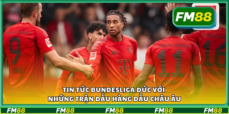 Tin tức Bundesliga Đức với những trận đấu hàng đầu châu Âu